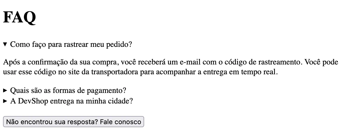 FAQ DevShop